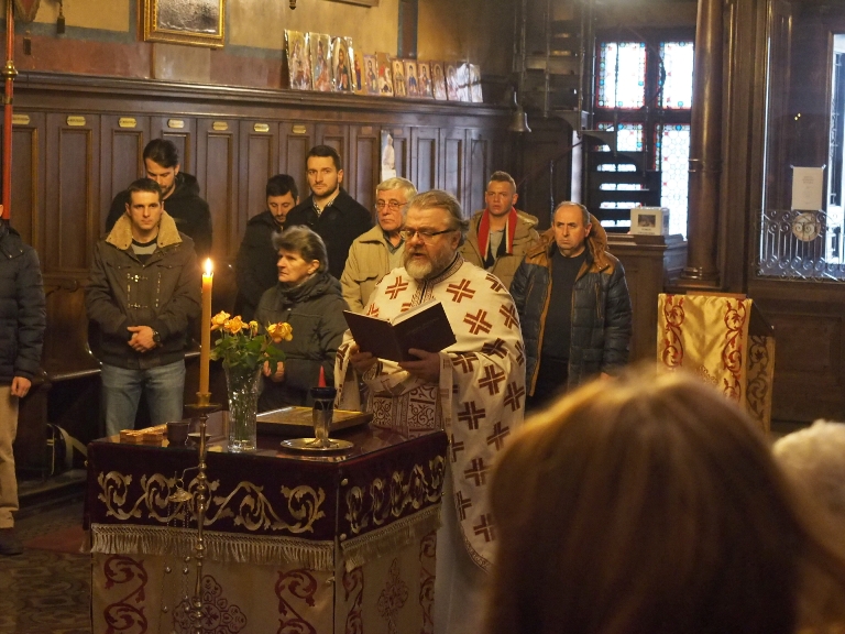Спомен света Три Јерарха у Саборној Цркви