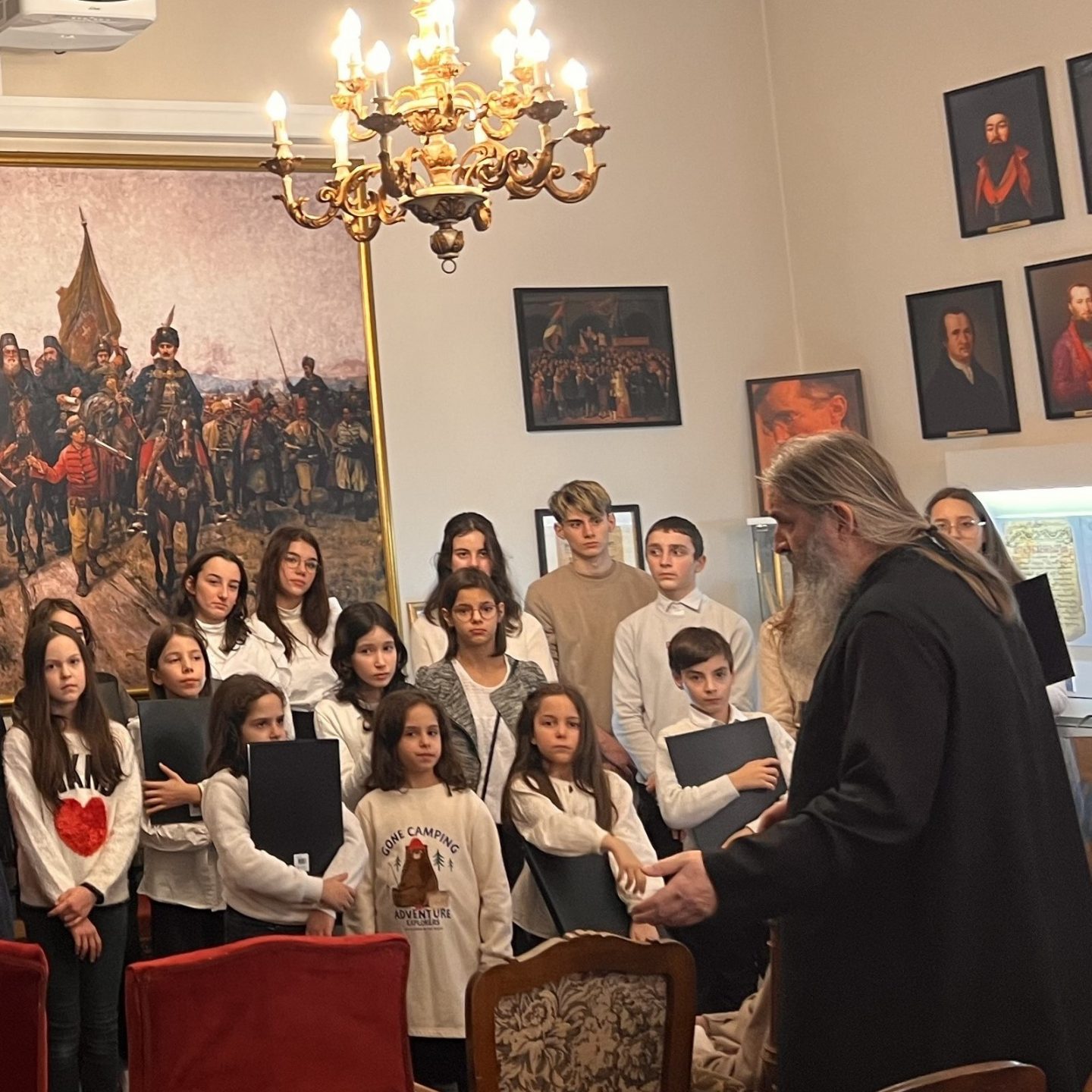 Епископ Андреј угостио дечији хор Румунске Православне Цркве