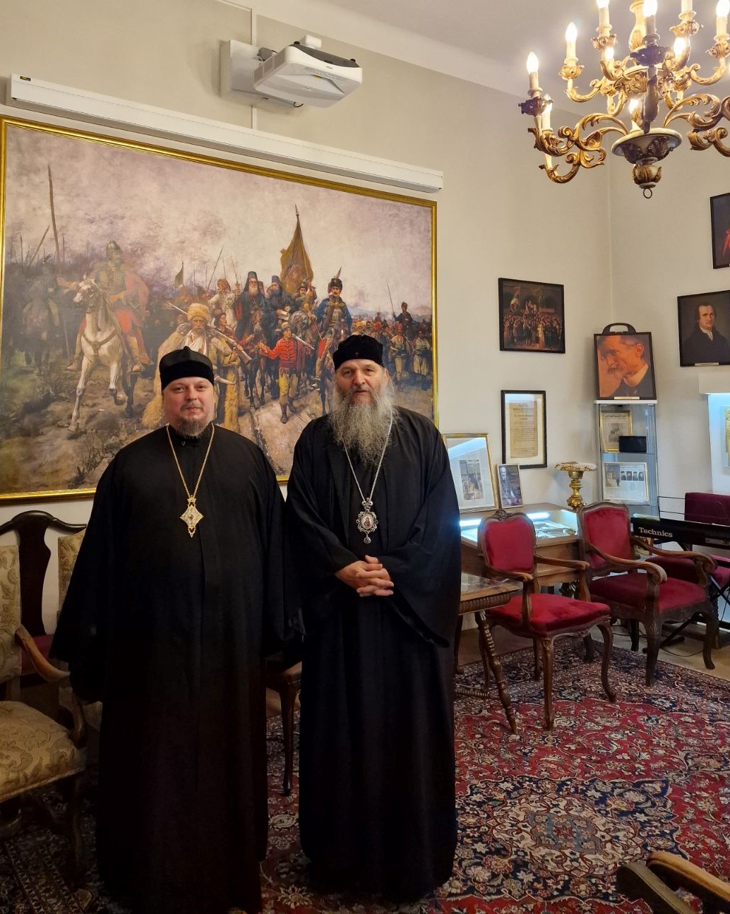 Руски Епископ Алексиј у посети Епископу Андреју