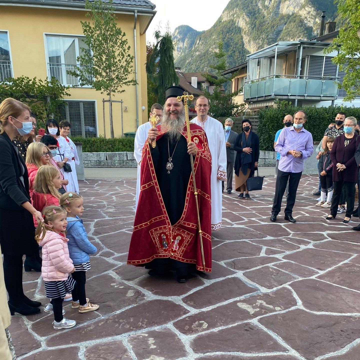 Seine Exzellenz Bischof Andrej besuchte St. Gallen