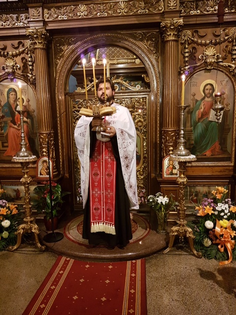 Вечерња служба у Саборном храму у Бечу