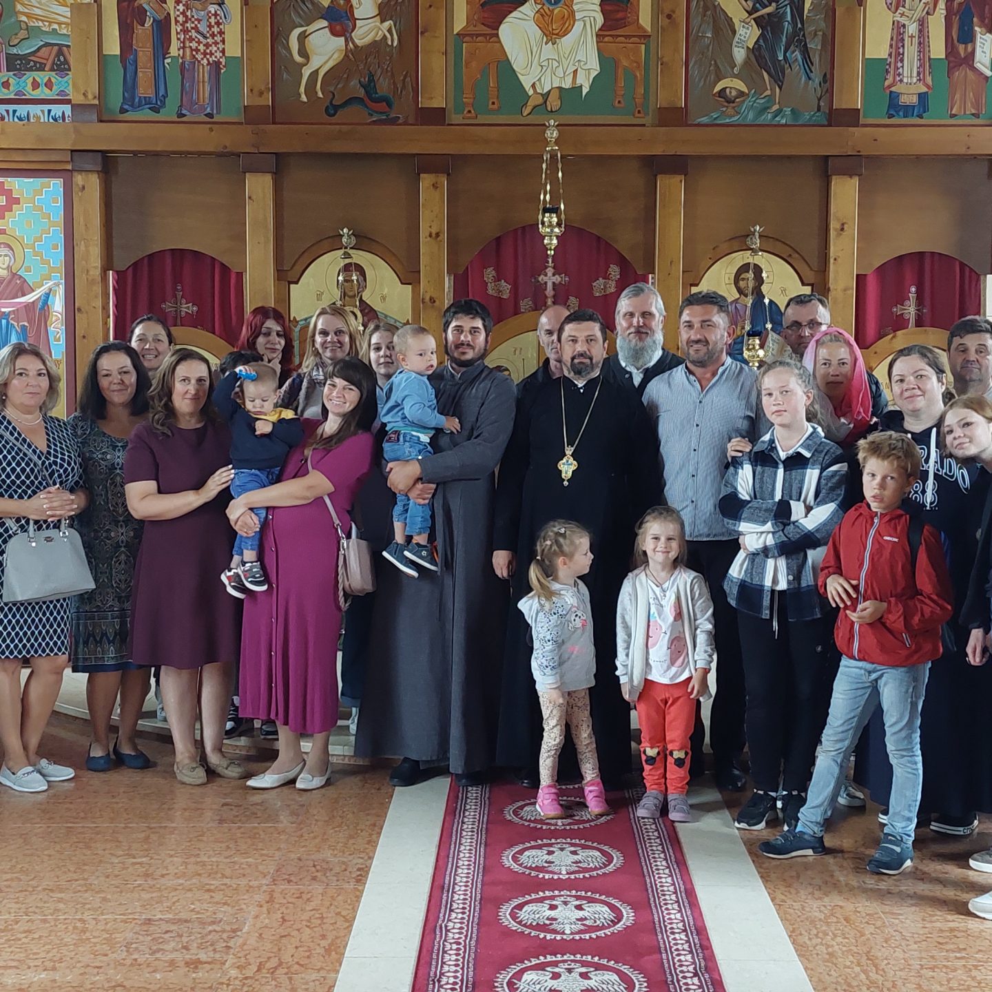 Избеглице из Украјине у посети парохији Покрова Пресвете Богородице у Салцбургу