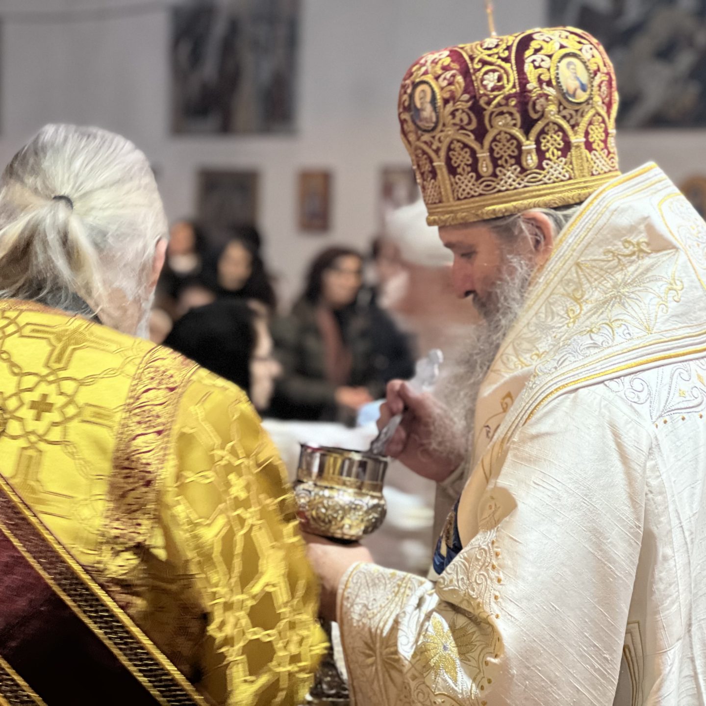 Епископ Андреј на Богојављење служио у Храму Рођења Пресвете Богородице у Бечу