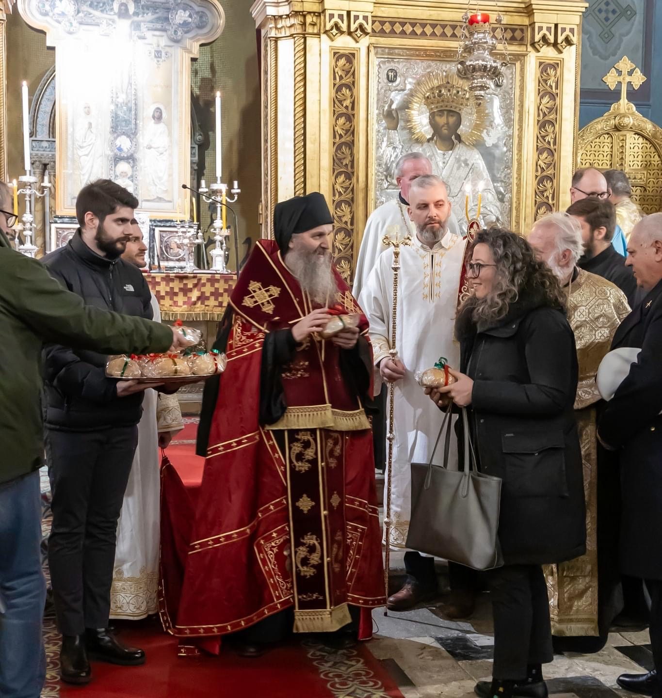 Навечерје храмовне славе у Трсту