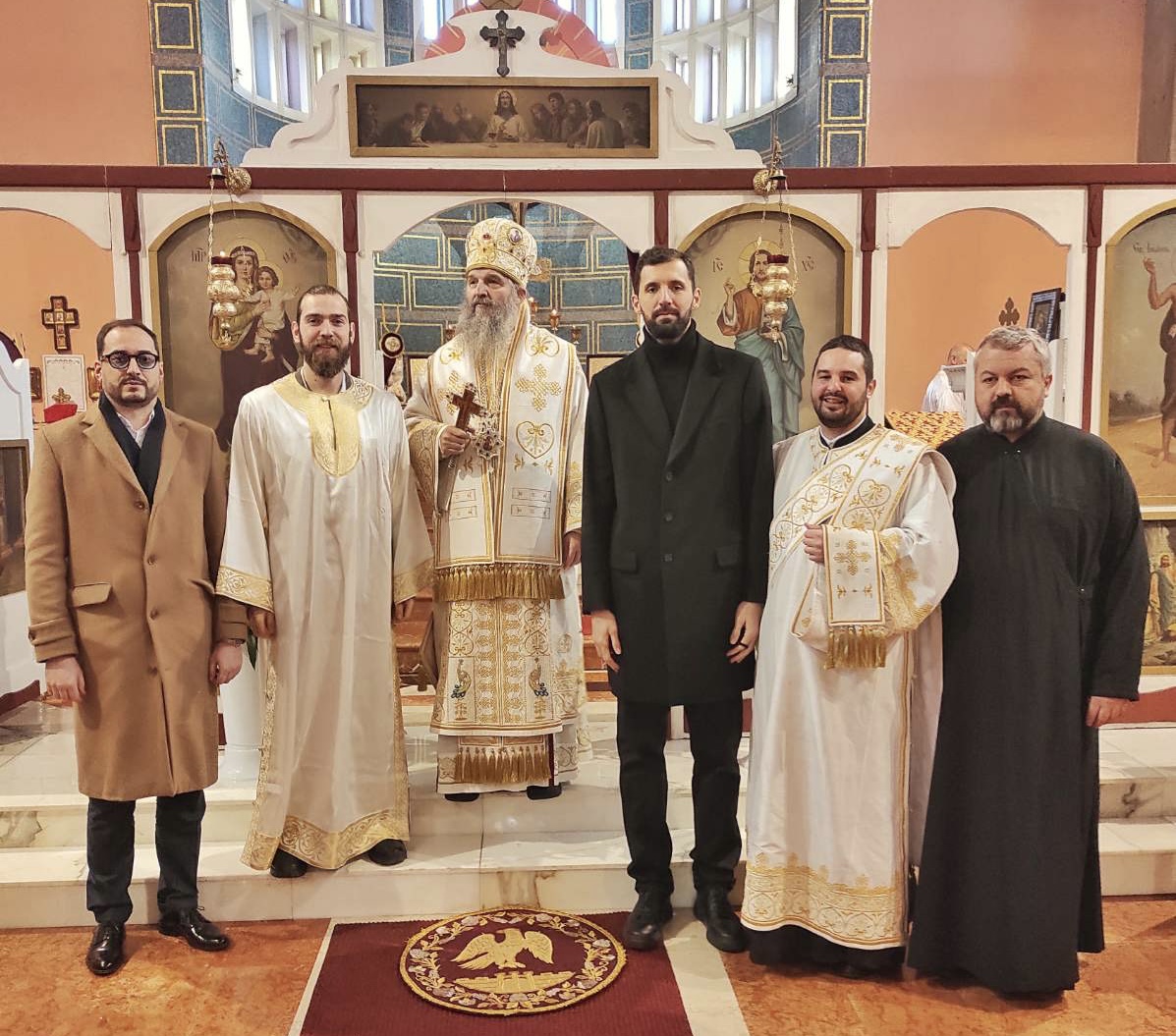 Посета Епископа Андреја миланској парохији
