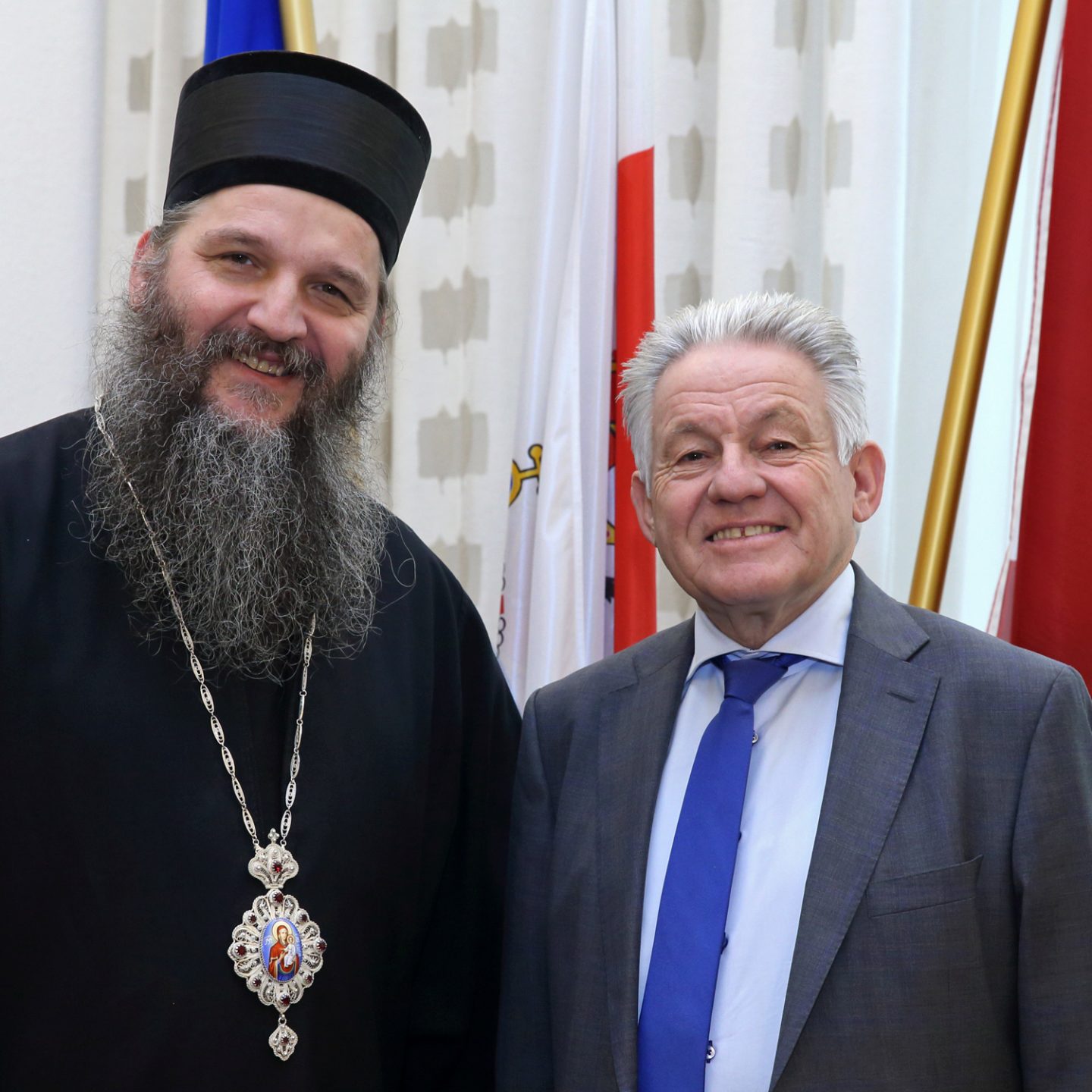 Bischof Andrej Ćilerdžić zu Gast beim Landeshauptmann