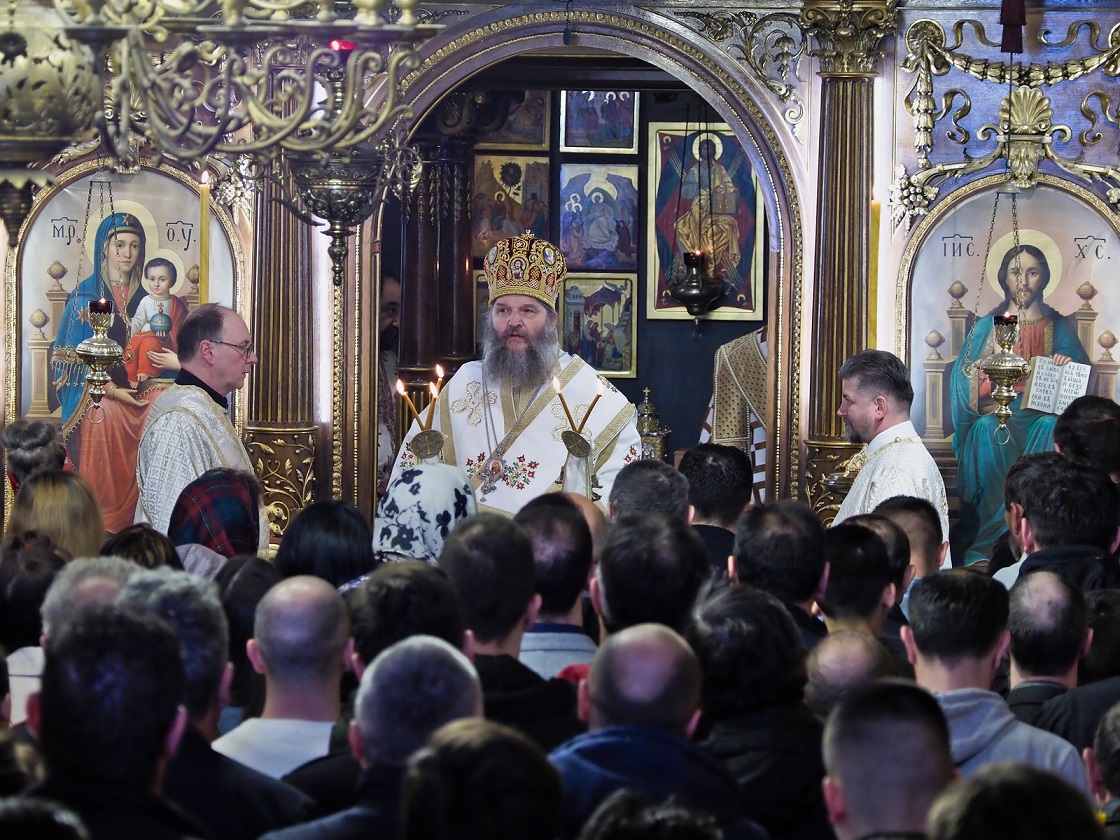 Архијерејска Литургија у Бечу