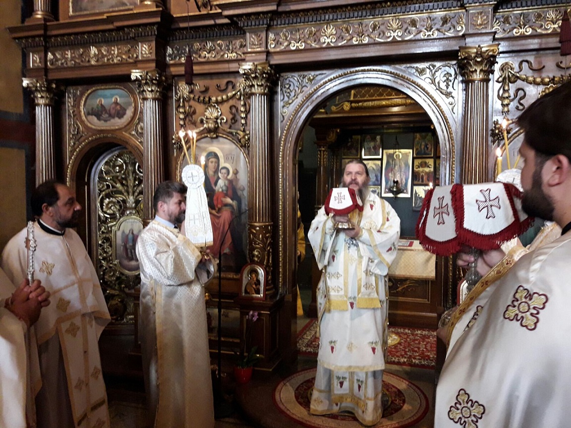Архијерејска Литургија у Бечу