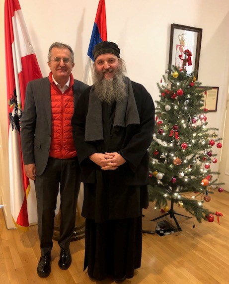 Епископ Андреј посетио aмбасадора Републике Србије у Аустрији