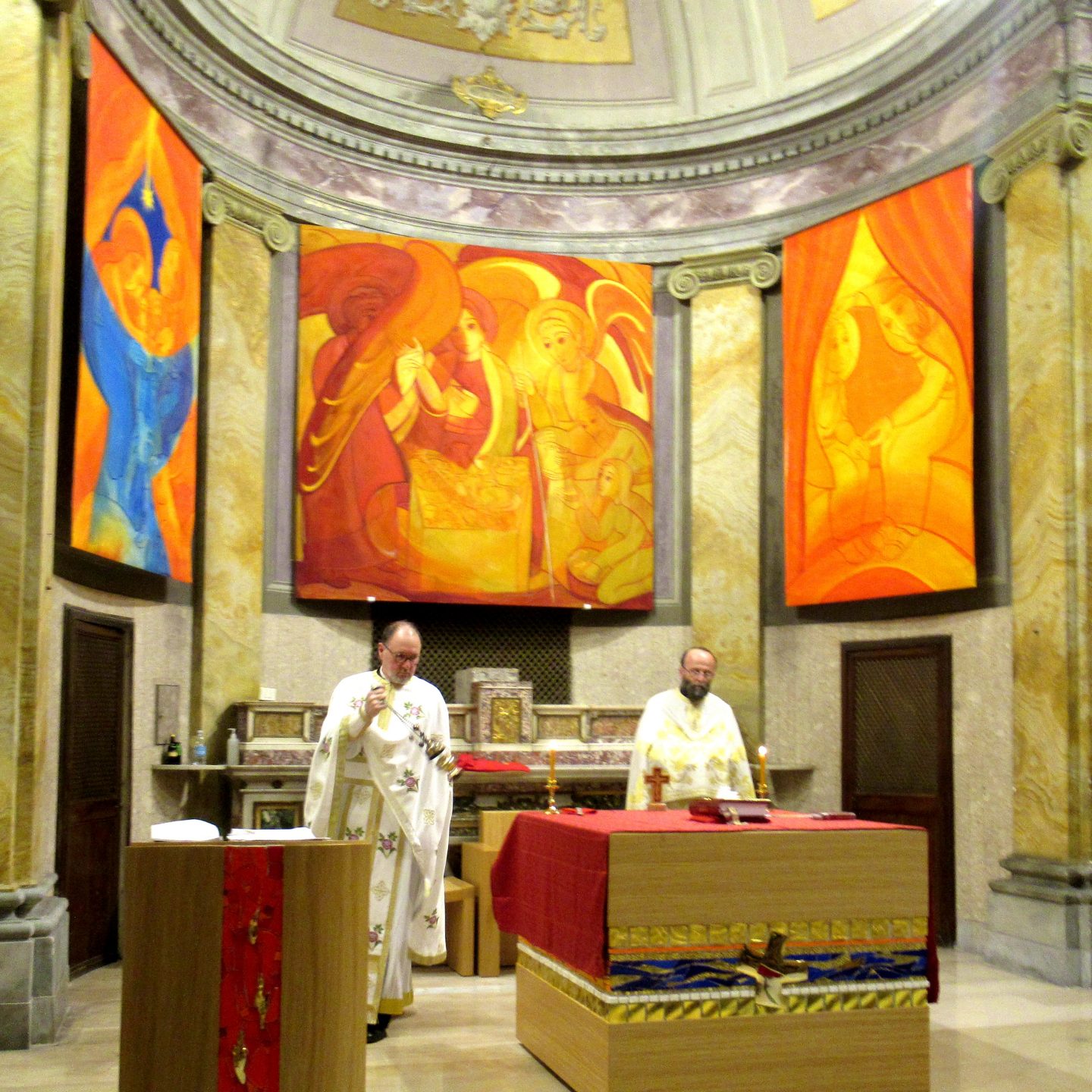 Göttliche Liturgie am Sonntag der Butterentsagung in Rom