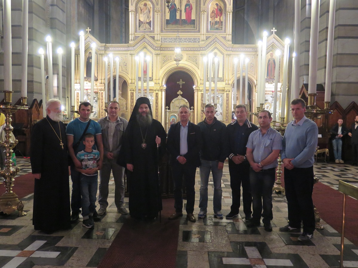 Прва канонска посета Епископа аустријско – швајцарског Црквеној Општини у Трсту