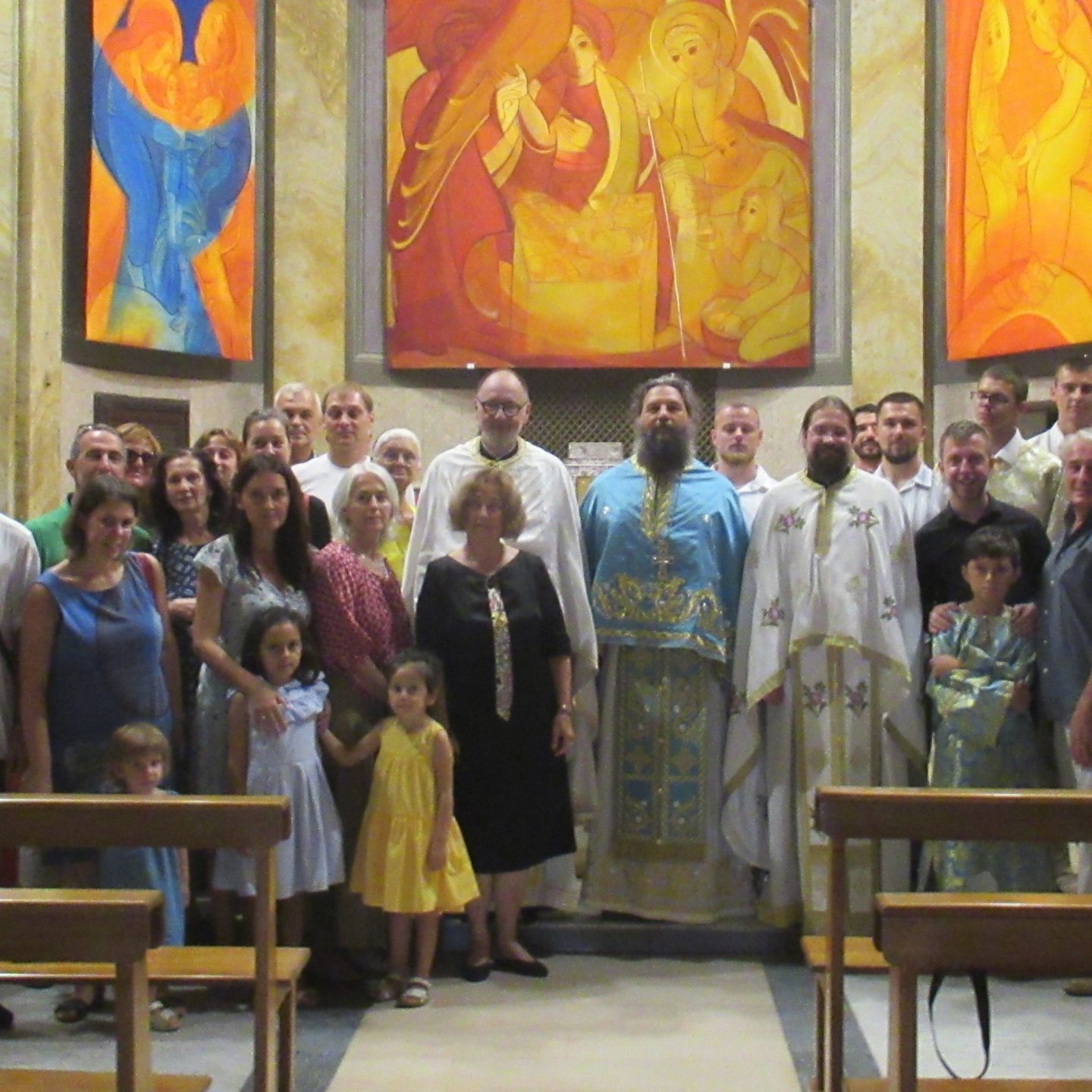 Eine Delegation des Priesterseminars von Prizren besuchte die Serbisch Orthdoxe Pfarre in Rom