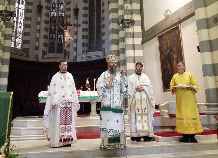 Епископ Андреј посетио Ђенову