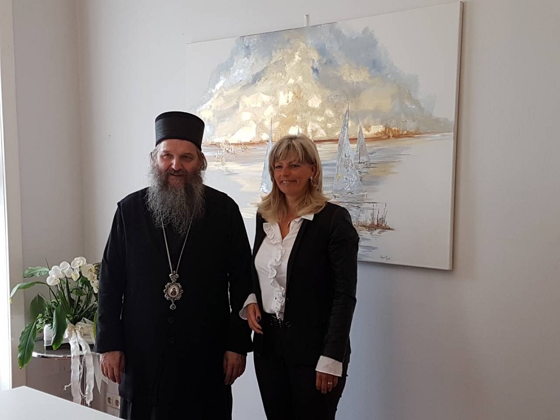 Епископ Андреј у званичној посети градоначелници Нежидера