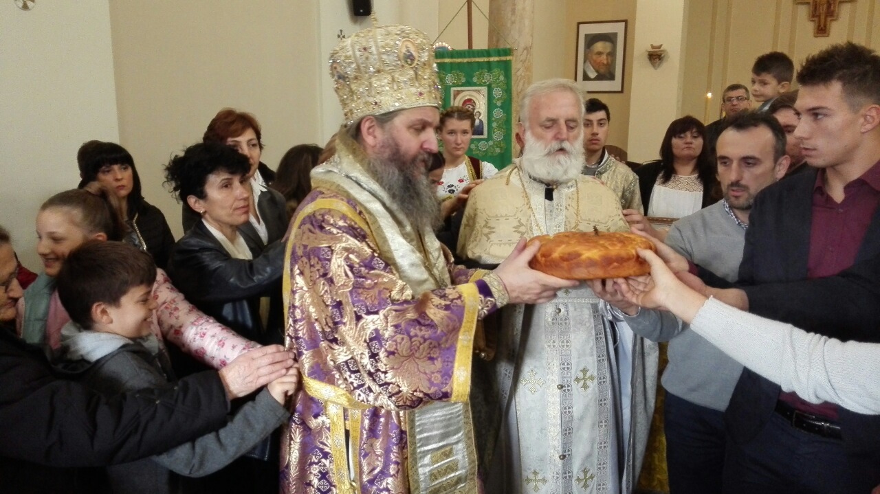 Слава Светог Стефана слепог у парохији у Удинама
