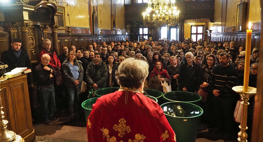 Богојављење у храму Светог Саве у Бечу