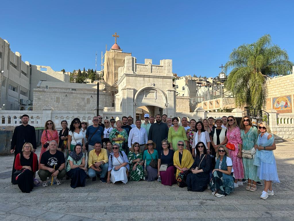Парохијани храма Светотројичког храма из Цириха у посети Светој Земљи